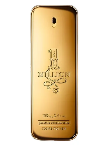 Frasco de 1 Million EDT de Paco Rabanne, notas de Toranja e Hortelã-Pimenta