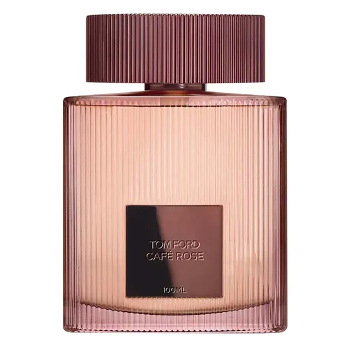 Frasco de Café Rose de Tom Ford, notas de Pimenta Negra e Açafrão
