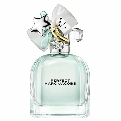 Frasco de Perfect de Marc Jacobs, notas de Ruibarbo e Narciso