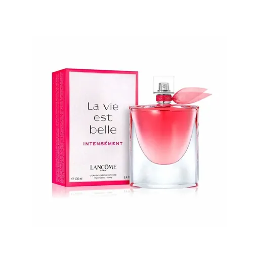 Frasco de La Vie Est Belle Intensément de Lancôme, notas de Bergamota e Pimenta Rosa