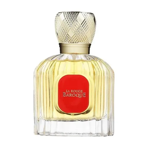 Frasco de La Rouge Baroque de Maison Alhambra, contratipo de Baccarat Rouge 540