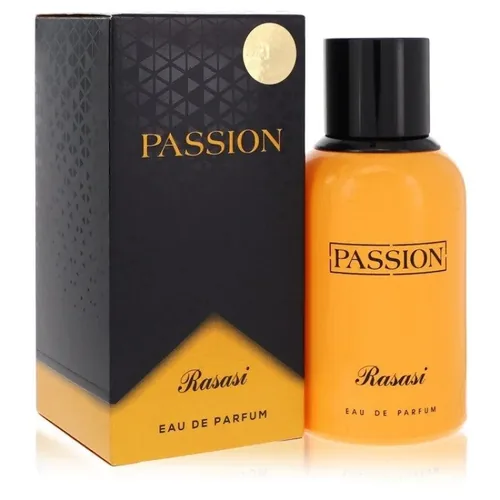 Frasco de Passion de Rasasi, notas de Laranja e Cereja