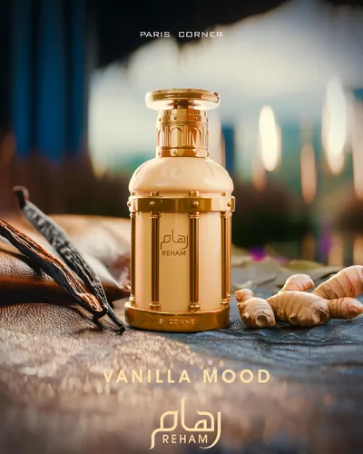 Frasco de Reham Vanilla Mood de Paris Corner, notas de Gengibre