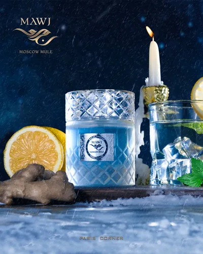 Frasco de MAWJ moscow mule de Paris Corner, contratipo de Blue Moon Ginger Dash