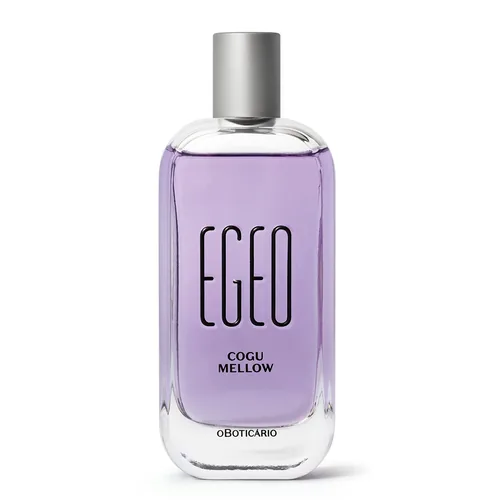 Frasco de Egeo Cogu Mellow de O Boticário, notas de Pimenta e Pera
