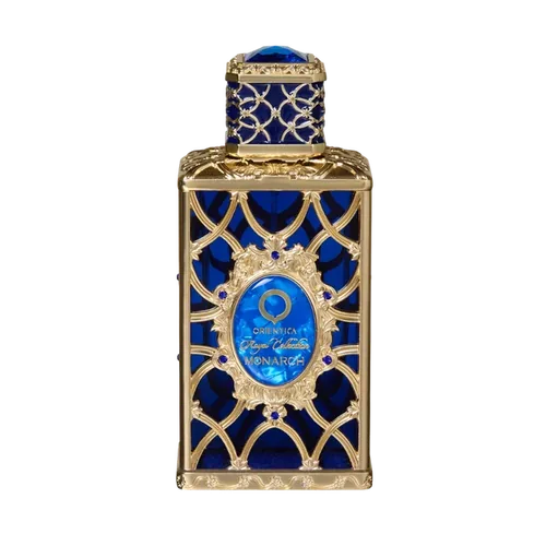 Frasco de Monarch de Orientica, contratipo de Blue Talisman