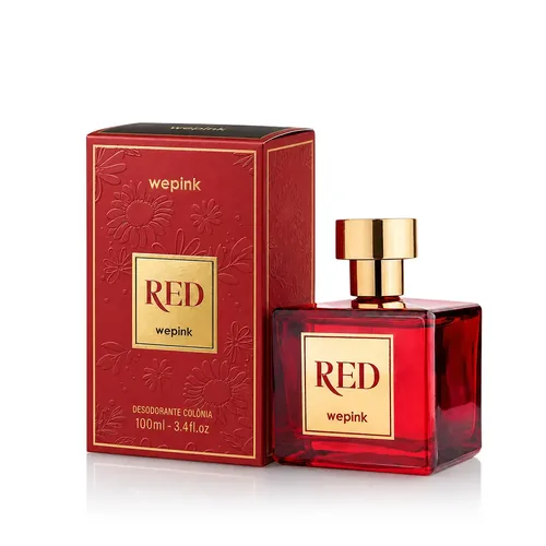 Frasco de Red de Wepink, contratipo de Baccarat Rouge 540