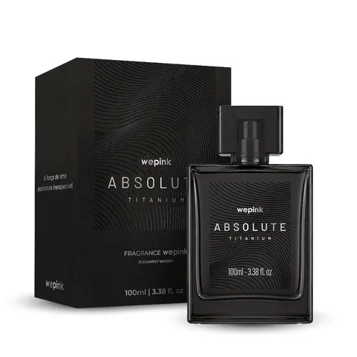 Frasco de Absolute Titanium de Wepink, notas de Limão e Maçã
