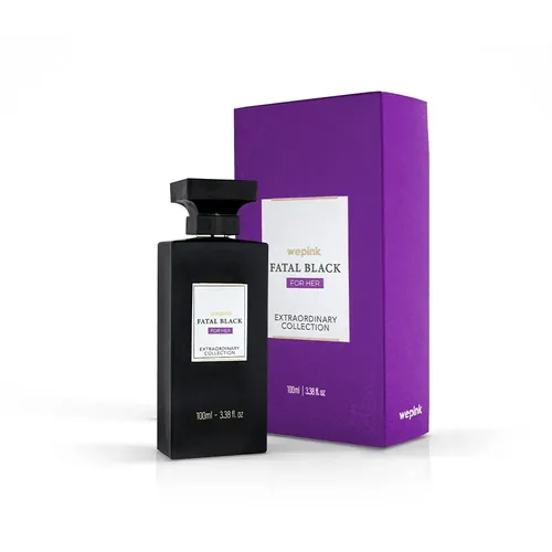 Fatal Black For Her de Wepink, contratipo com 70% de similaridade