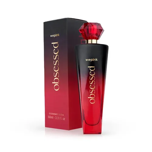 Frasco de Obsessed de Wepink, contratipo de Scandal