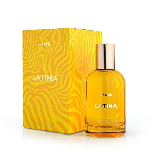 Frasco de Latina de Wepink, notas de Pera e Banana