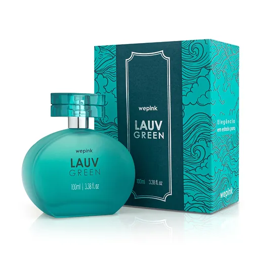 Frasco de Lauv Green de Wepink, notas de Gengibre e Tangerina