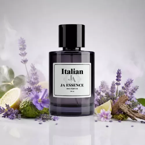 Frasco de Italian de JA Essence, contratipo de Mefisto Gentiluomo