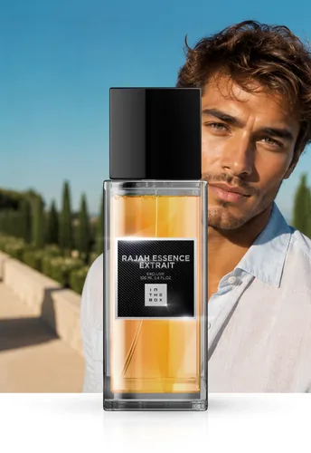 Rajah Essence Extrait de In The Box, contratipo com 85% de similaridade