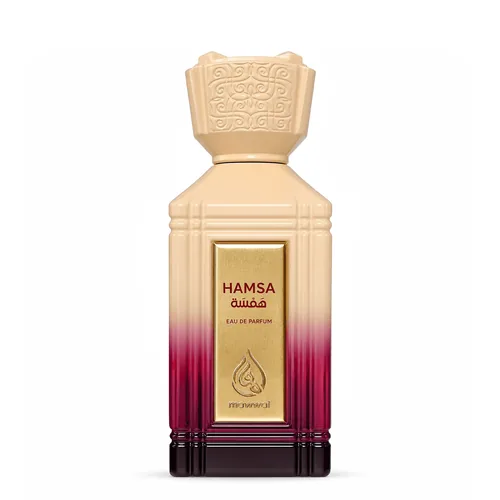 Frasco de Hamsa de Mawwal, notas de Bergamota e Osmanthus