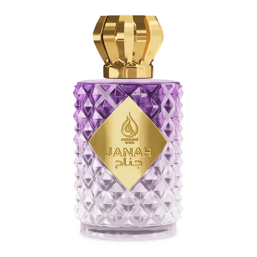 Frasco de Janah de Mawwal, notas de Bergamota e Lavanda