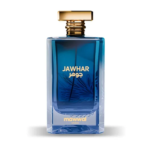 Frasco de Jawhar de Mawwal, notas de Bergamota e Rosa