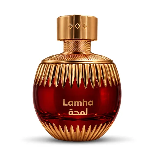 Frasco de Lamha de Mawwal, notas de Pimenta Rosa e Tangerina
