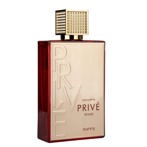 Frasco de Exclusive Prive Rouge de Riiffs, notas de Açafrão