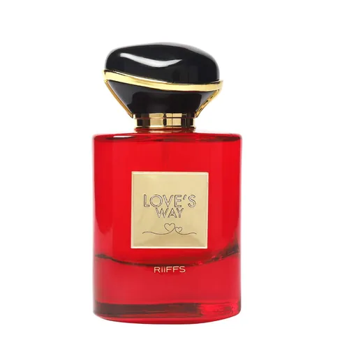 Frasco de Love’s Way de Riiffs, notas de Bergamota e Flor de Laranjeira