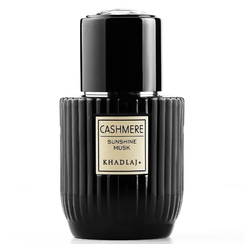 Frasco de Cashmere Sunshine Musk de Khadlaj, notas de Bergamota e Tangerina