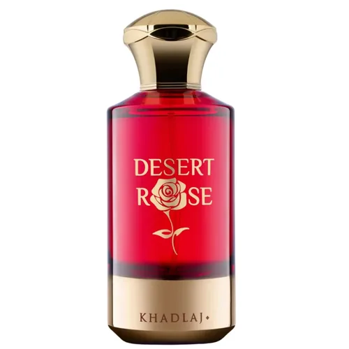 Frasco de Desert Rose de Khadlaj, notas de Laranja e Groselha Negra