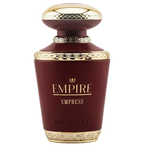 Frasco de Empire Empress de Khadlaj, notas de Bergamota e Âmbar Branco
