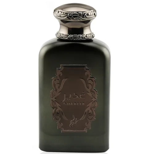 Frasco de Ghadeer Silver de Khadlaj, notas de Bergamota e Lavanda