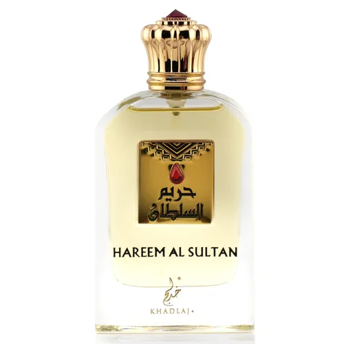 Frasco de Hareem al Sultan de Khadlaj, notas de Bergamota e Rosa