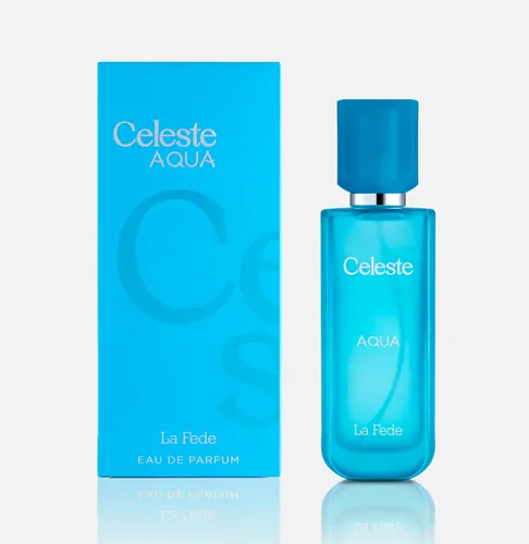 Frasco de La Fede Celeste Aqua de Khadlaj, notas de Limão e Menta