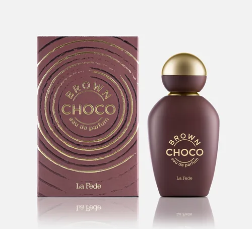 Frasco de La Fede Choco Brown de Khadlaj, notas de Avelã e Cacau