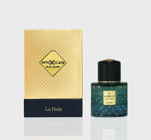 La Fede Intoxicate Blue Elixir de Khadlaj, contratipo com 85% de similaridade