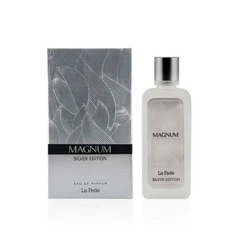 Frasco de La Fede Magnum Silver Edition de Khadlaj, notas de Limão e Menta