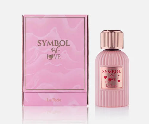 Frasco de La Fede Symbol of Love de Khadlaj, notas de Limão e Laranja