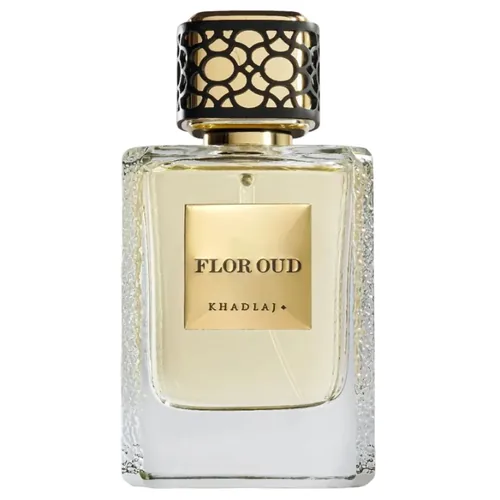Frasco de Maison Flor Oud de Khadlaj, notas de Rosa e Tangerina