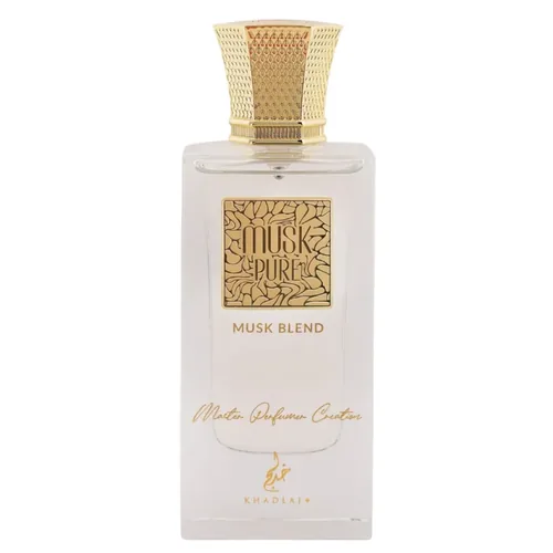 Frasco de Musk Pure Musk Blend Creation of Iqbal de Khadlaj, notas de Almíscar e Almíscar Branco
