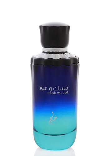 Frasco de Musk wa Oud de Khadlaj, notas de Limão e Toranja
