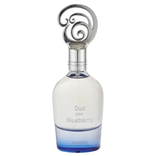 Frasco de Oud pour Blueberry de Khadlaj, notas de Jasmim e Bergamota