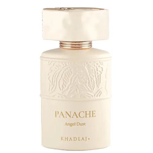 Frasco de Panache Angel Dust de Khadlaj, notas de Baunilha e Tangerina