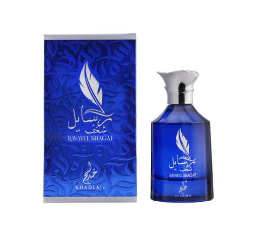Frasco de Rasayel Shagaf de Khadlaj, notas de Toranja e Gengibre