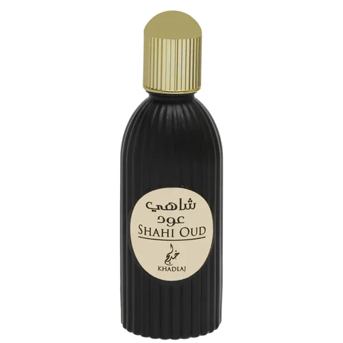 Frasco de Shahi Oud de Khadlaj, notas de Bergamota e Íris