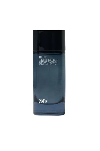Frasco de Blue Temptation de Zara, notas de Limão e Pimenta Negra