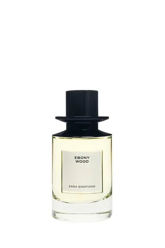 Frasco de Ebony Wood de Zara, notas de Toranja e Pimenta Rosa