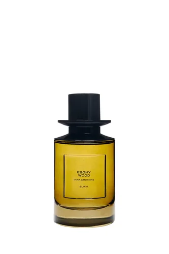 Frasco de Ebony Wood Elixir de Zara, notas de Cedro