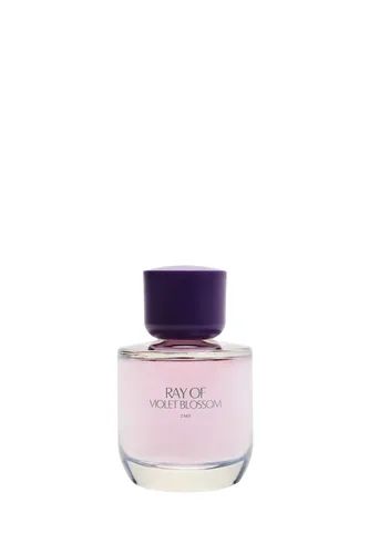Frasco de Ray of Violet Blossom de Zara, notas de Baunilha e Fava Tonka