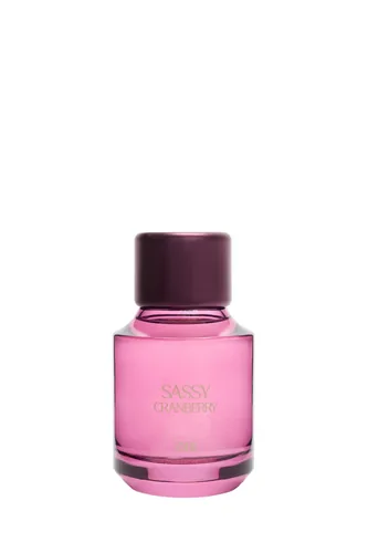 Frasco de Sassy Cranberry de Zara, notas de Bagas Vermelhas