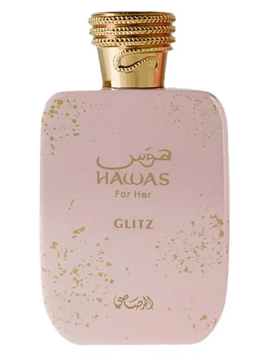 Frasco de Hawas Glitz de Rasasi, contratipo de Guidance 46