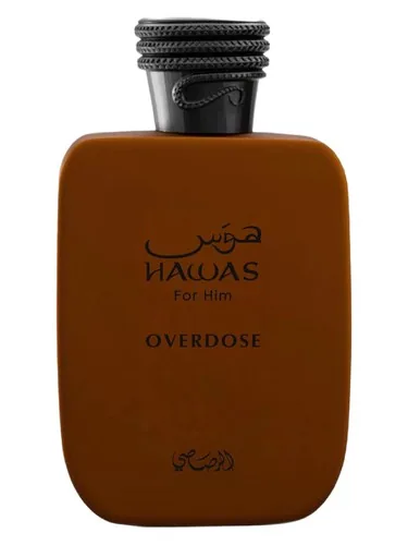 Frasco de Hawas Overdose de Rasasi, contratipo de Althair